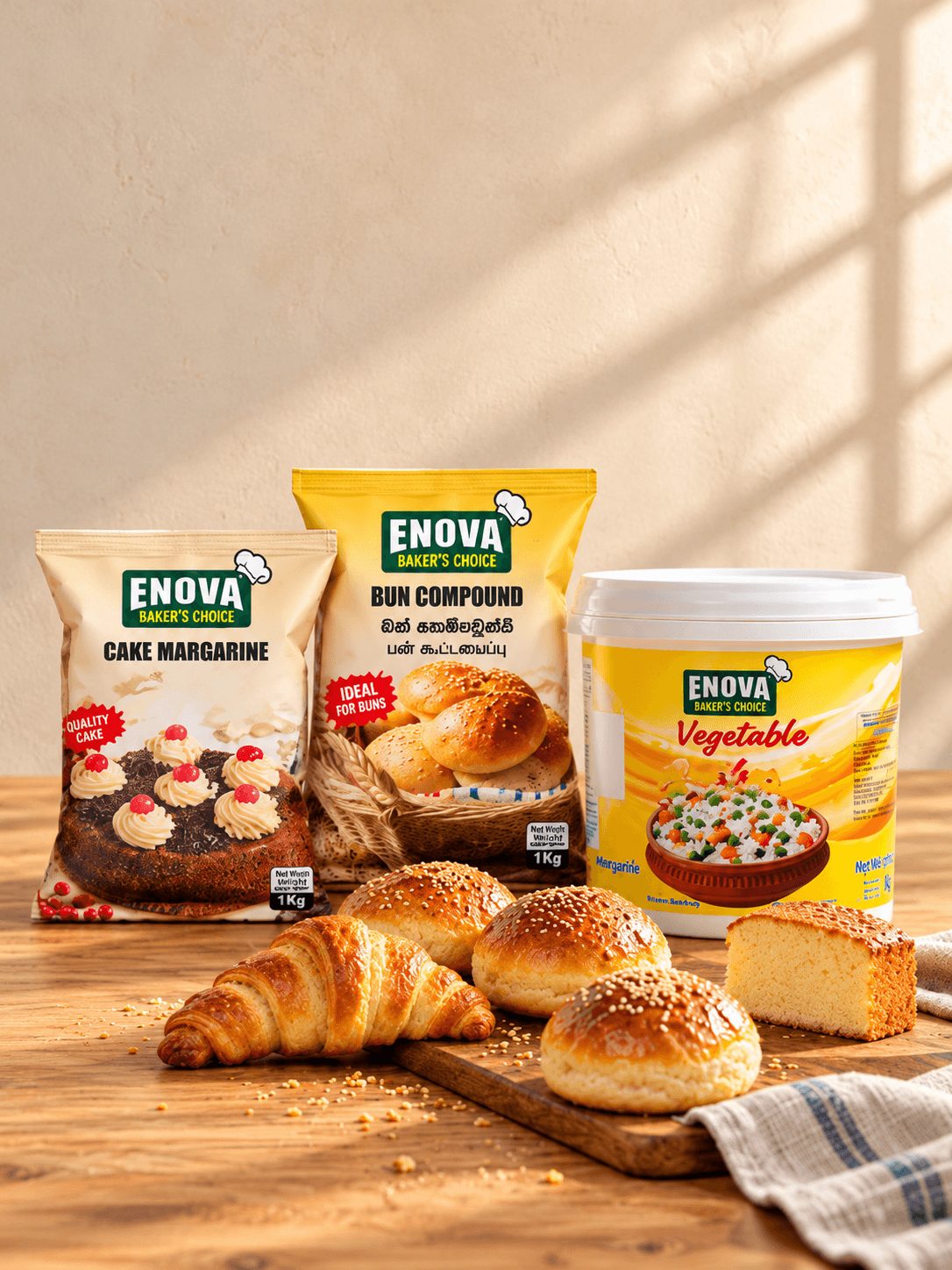 ENOVA edible oils and bakery ingredients range by Venkadeshwara